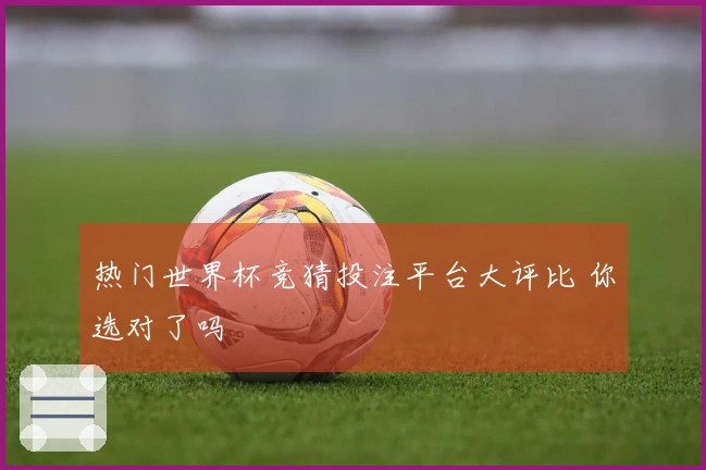 热门世界杯竞猜投注平台大评比 你选对了吗
